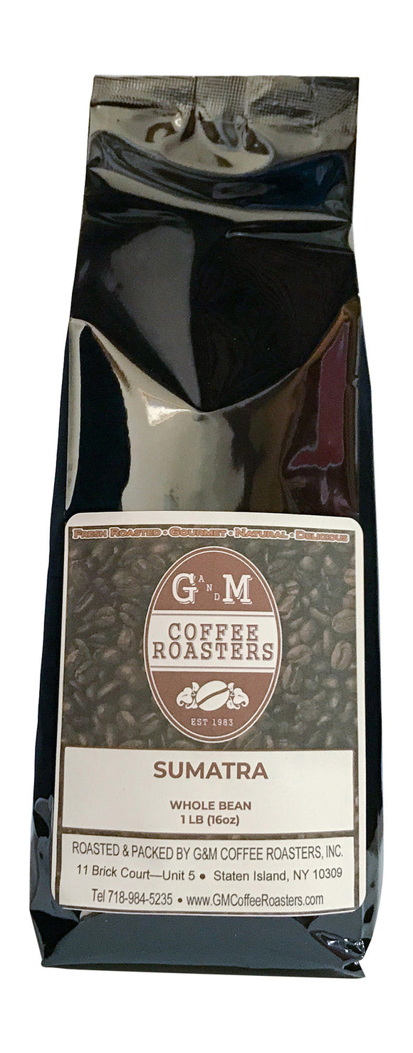 Sumatra Blend - 1lb. - Premium Coffee from G&M COFFEE ROASTER, INC - Just $15.00! Shop now at G&M COFFEE ROASTER, INC