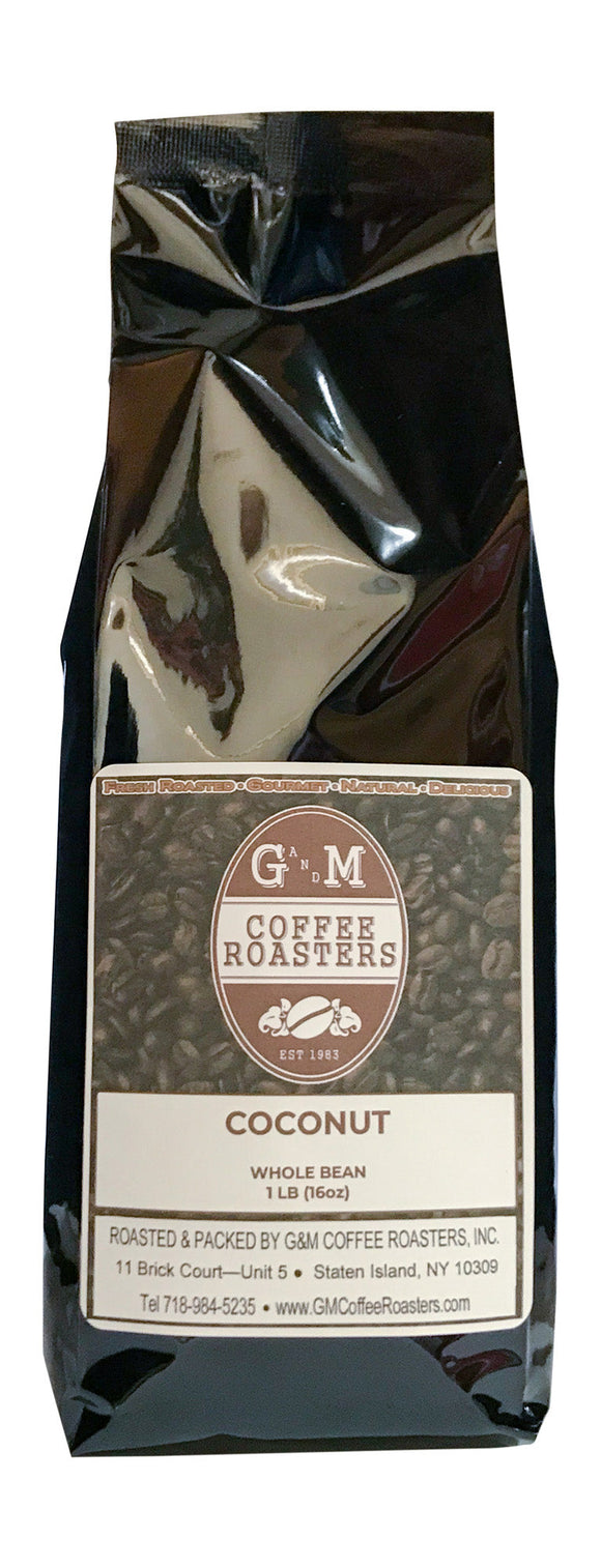 Coconut - 1lb. - Premium Flavored from G&M COFFEE ROASTER, INC - Just $12.00! Shop now at G&M COFFEE ROASTER, INC